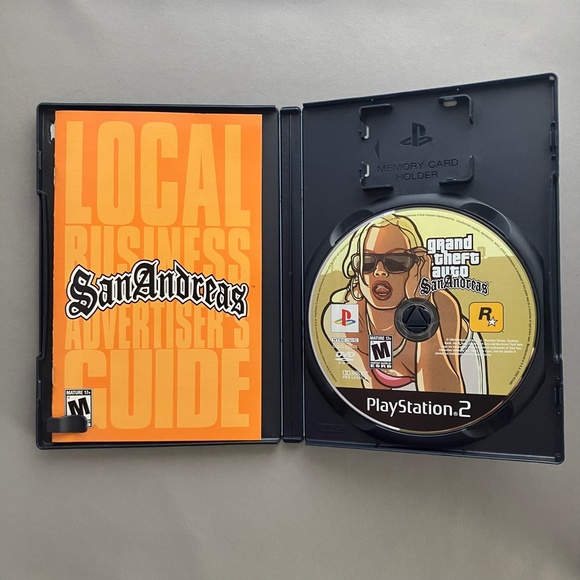 Sony PlayStation2 Grand Theft Auto "San Andreas" Video Game for Mature 17+, VG - Picture 3 of 4